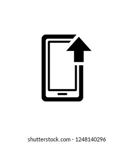 Upload Icon Vector Template.