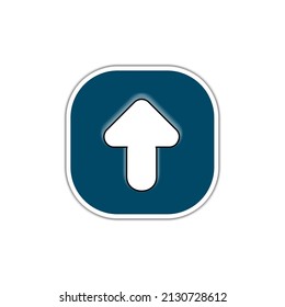 Upload icon vector. Trendy style for websites and mobile applications. Symbol illustration