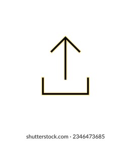 Upload icon vector for web and mobile app. load data sign and symbol