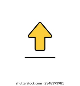 Cargar vector de icono para la aplicación web y móvil. símbolo y signo de datos de carga