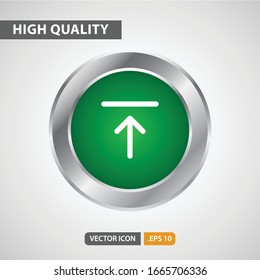 Upload icon for your web site design, logo, app, UI. Vector graphics illustration and editable stroke. EPS 10.