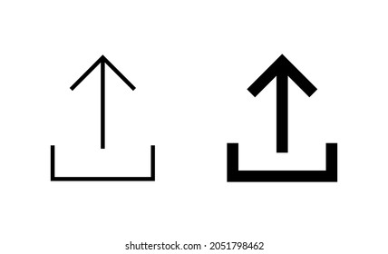 Cargar iconos definidos. símbolo y signo de datos de carga