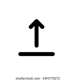 Upload icon,vector illustration. Flat design style. vector upload icon illustration isolated on White background, upload icon Eps10. upload icons graphic design vector symbols.