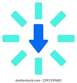 Upload Indicator icon illustration for uiux, infographic, web, app, etc