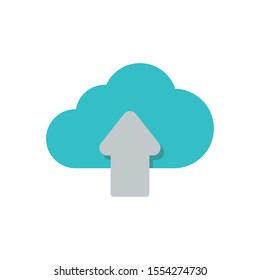 upload information in white background vector illustration design