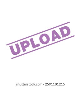 Upload Letter Rubber Stamp Template
