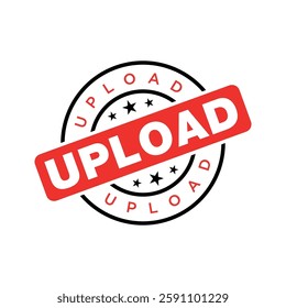 Upload Letter Rubber Stamp Template
