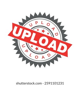 Upload Letter Rubber Stamp Template