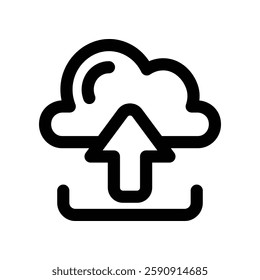upload line icon. vector icon for your website, mobile, presentation, and logo design.
