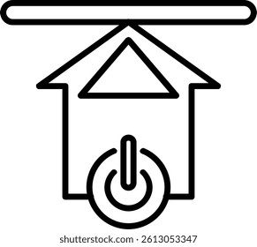 Upload Line Vector Icon Design