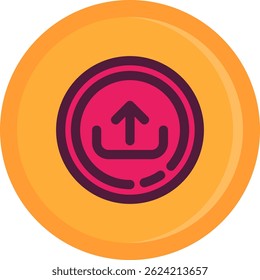 Upload Line vector Icon Design