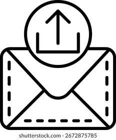 Carregar design de ícone de vetor de linha