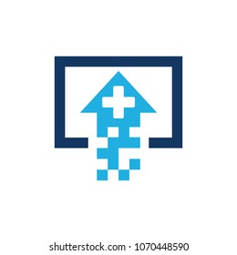 Upload Medical Logo Icon Design