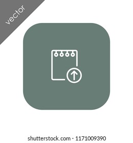 upload notes icon