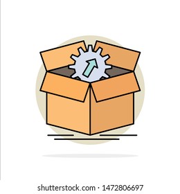 upload, performance, productivity, progress, work Flat Color Icon Vector