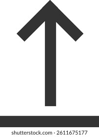 Upload pictogram icon Arrow icon