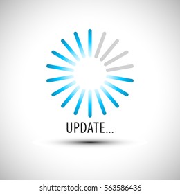 Upload progress indicator Bar. Web preloader. Vector Illustration. Upload Bar.