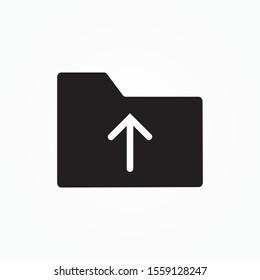 upload sign icon design a vector illustration
