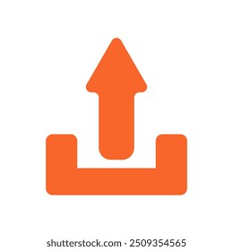 Icono de signo de Cargar ilustrado sobre fondo