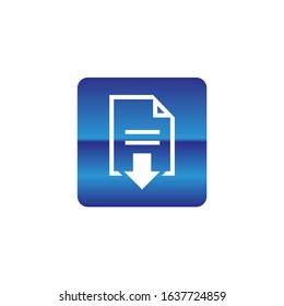 Upload sign. Save to my computer storage. Cloud transfer. Website element. Flat minimalist design. white background. product brand service label banner board display. App icon.