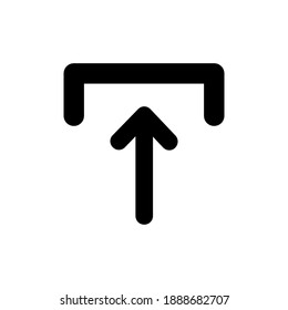 Upload sign vector icon collection. Upload button. Load symbol.