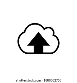 Upload sign vector icon collection. Upload button. Load symbol.