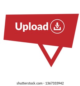 upload sign,label. upload speech bubble. price drop tag sign,banner