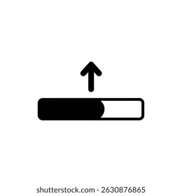 Icono de barra de aumento de velocidad Cargar para una Internet más rápida
