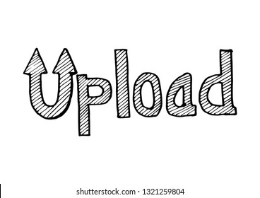 upload symbol stripe - vector