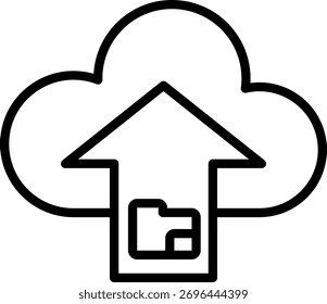 Cargar, subido, cargando Vector lineal del icono para la ilustración con aislado. conveniente para el diseño, icono, logotipo, App