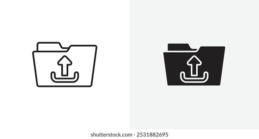 Upload vecor icon set. Stock vector illustrator. EPS 10