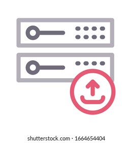 icono de la línea de color vectorial 