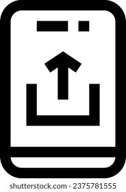 icono de diseño de vector de carga para descarga. Eps