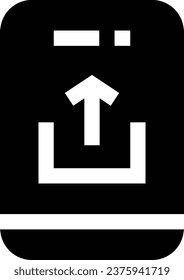 upload vector design icon for download. Eps