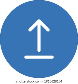 upload vector glyph color icon