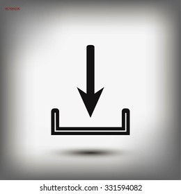 upload vector icon