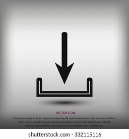 upload vector icon