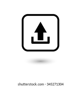 Upload - vector icon
