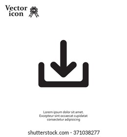 Upload vector icon