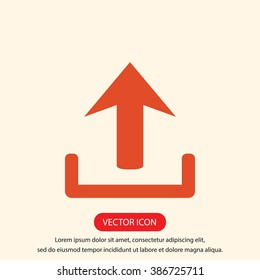 upload vector icon