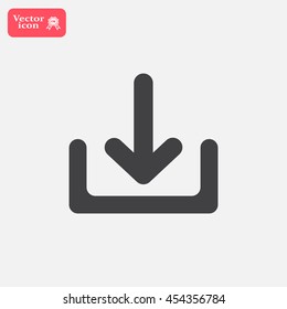 Upload vector icon