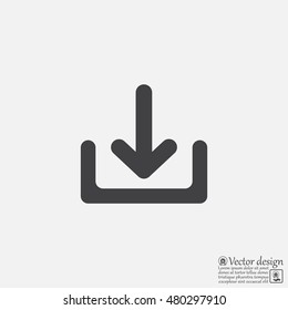 Upload vector icon