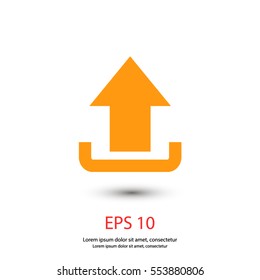 upload vector icon