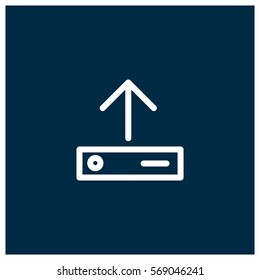 Upload vector icon