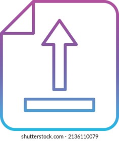 Upload vector icon. Can be used for printing, mobile and web applications.