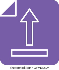 Upload vector icon. Can be used for printing, mobile and web applications.