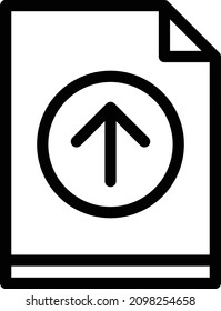 Upload Vector Icon Desing Illustration