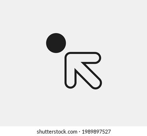 Upload vector icon. Editable stroke. Symbol in Line Art Style for Design, Presentation, Website or Apps Elements, Logo. Pixel vector graphics - Vector