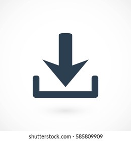 upload vector icon, flat design best vector icon