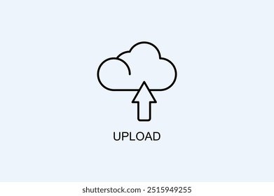 Upload Vector Icon Or Logo Illustration